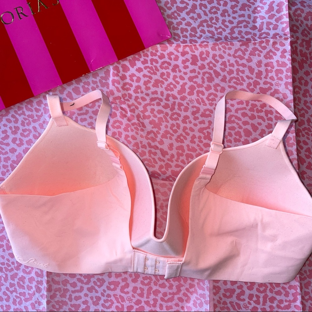 Victoria's Secret Lined Demi Bra Light Peach Size 36D - Picture 4 of 11
